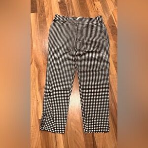 Stretchy plaid checkered pants